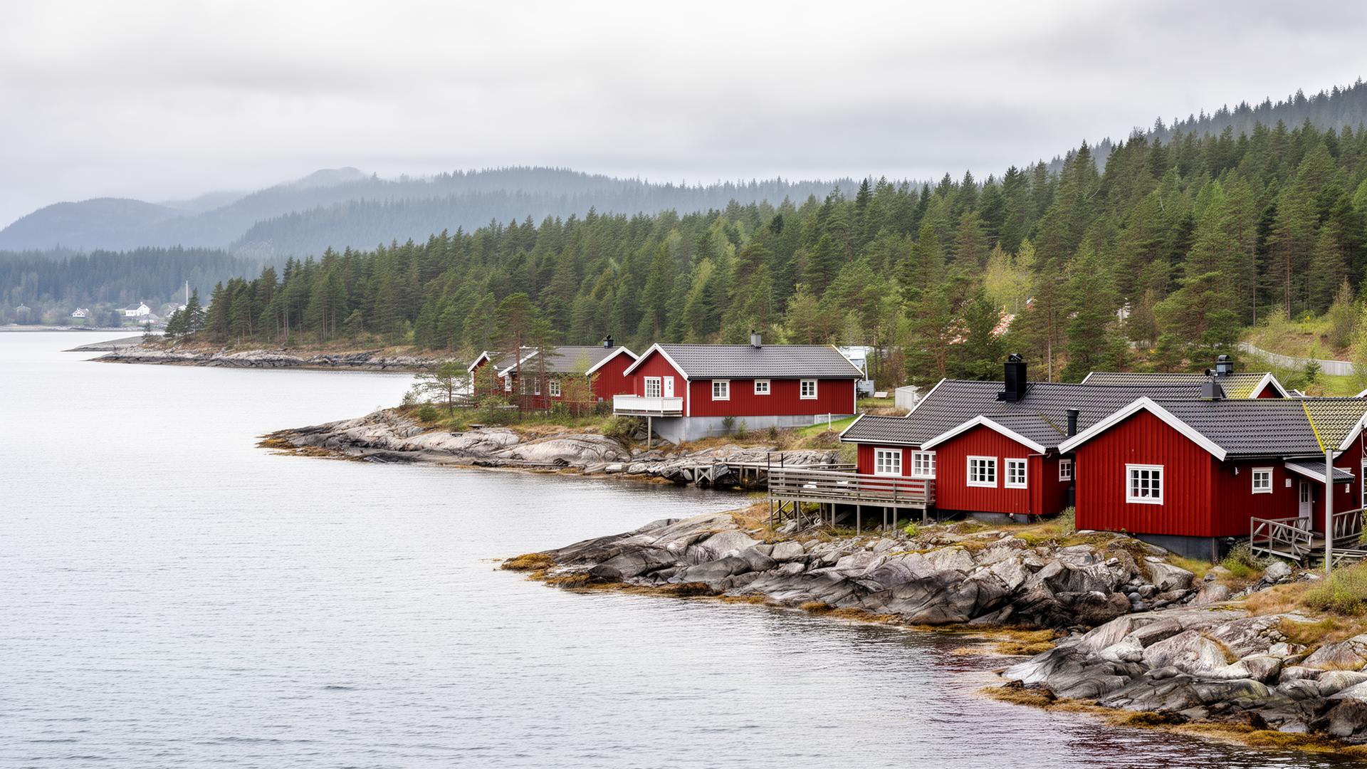 Tømme dødsbo Østfold – flyfoto over historisk by ved elven