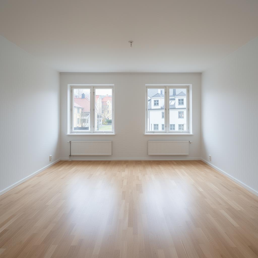 Tømt og vasket bolig i Østfold klar for overlevering